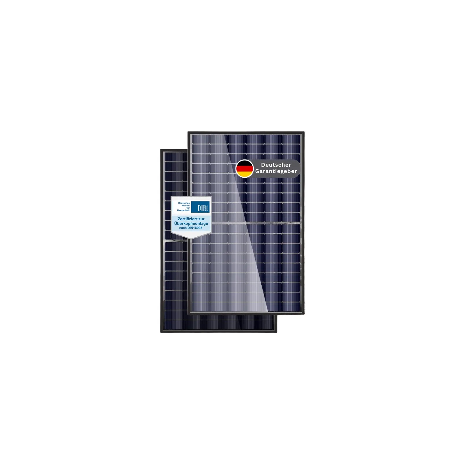 DiBt-zertifizierte Solarmodule, f&uuml;r &Uuml;berdachmontagen